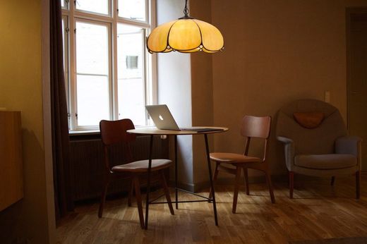 Lâmpada pendente com corrente Tiffany Series Virginia Diâmetro 45cm Tiffan e Light