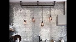 Lámpara Colgante con gabia hierro Ivintage