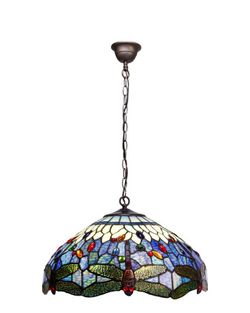 Tiffany ceiling pendant lamp Belle Epoque series d.54cm