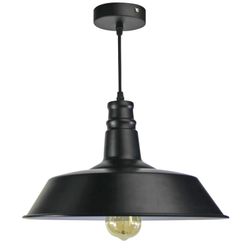 Pendant lamp metal Vintage color Black Laes
