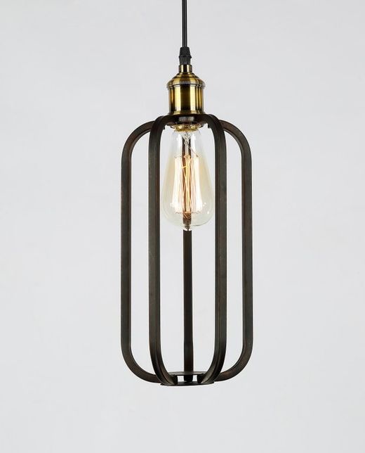 Straight metal Pendant Lamp Ivintage