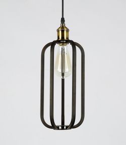 Straight metal Pendant Lamp Ivintage