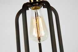 Straight metal Pendant Lamp Ivintage