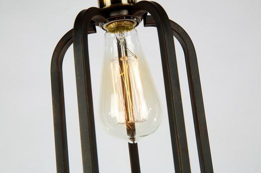 Straight metal Pendant Lamp Ivintage