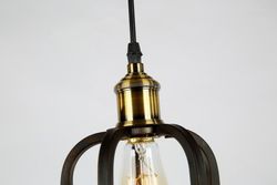 Straight metal Pendant Lamp Ivintage