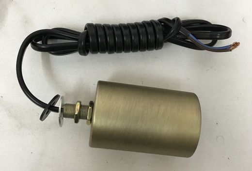 Lámpara Colgante Tiffany de techo sube y baja con poleas Serie Marfíl d.30cm