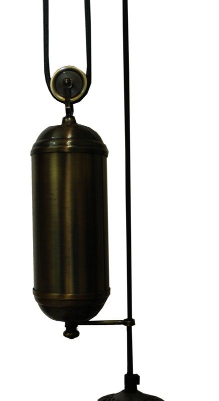 Pendente de teto Tiffany sobe e desce com polias Virginia Series d.30cm