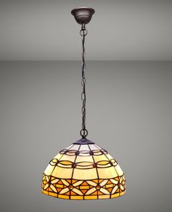 Tiffany Pendant Lamp Ivory Series Diameter 30cm Tiffan and Light