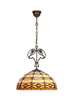 Tiffany Pendant Lamp Ivory Series Diameter 40cm Tiffan and Light