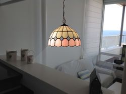 Suspension Tiffany Série Rose Diamètre 30cm Tiffan et Lumière