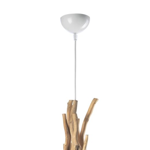 Lámpara de colgar Serie Woody con 1 pantalla Sabbia