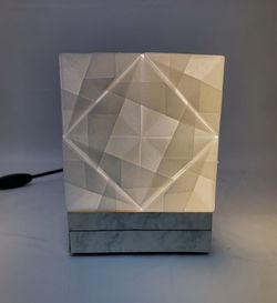PIRITA white table lamp on parchment