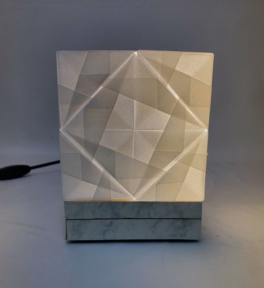 PIRITA white table lamp on parchment