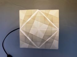 PIRITA white table lamp on parchment