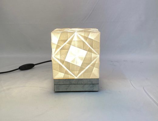 PIRITA white table lamp on parchment