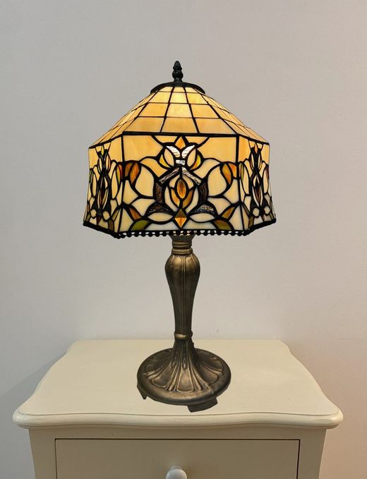 Lámpara de mesa Serie Hexa d.30cm con base zinc