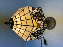 Lámpara de mesa Serie Hexa d.30cm con base zinc