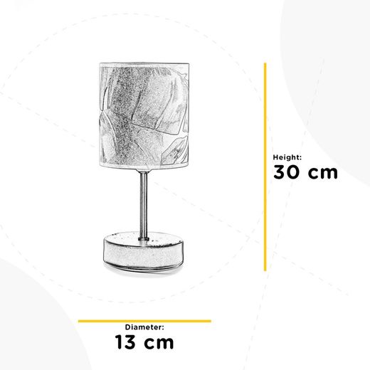 Piume Series table lamp with 1 lampshade