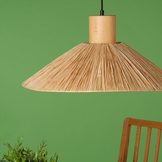 Rafia Series table lamp with 1 lampshade