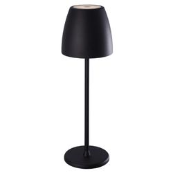 Lámpara de mesa sin cable color negro  MOON