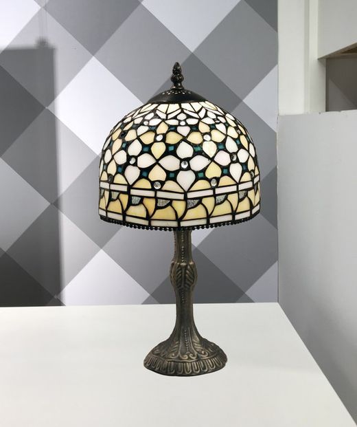 Tiffany Tischlampe Durchmesser 20cm Queen Series Tiffan und Licht