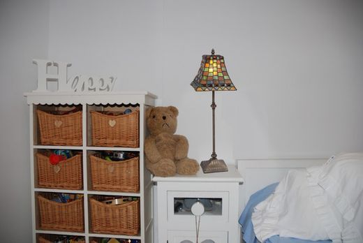 High Table Lamp Serie Melange quadratisch 20x20cm Tiffan und Light