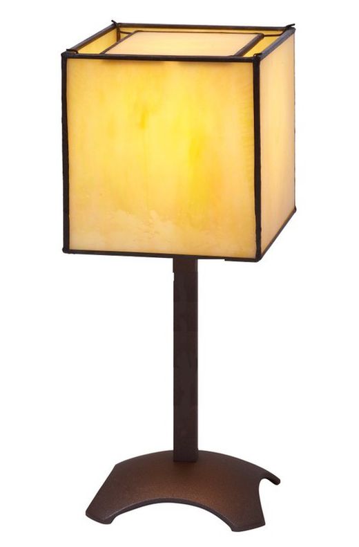 Lampe de Table Haute Série Thales Cube 13.5x13.5cm Tiffan and Light