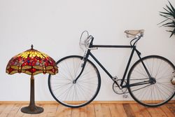 Luminária de mesa Tree XXL Tiffany Belle Rouge Series Diâmetro 54 cm Tiffan e Light