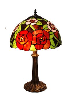 New York Series Tiffany Tree Base Table Lamp Diameter 30cm Tiffan and Light