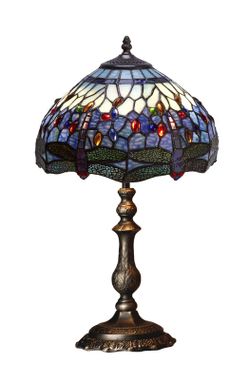 Tiffany Shaped Base Tischlampe Belle Epoque Serie Durchmesser 30 cm Tiffan und Licht