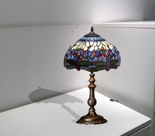 Tiffany Shaped Base Tischlampe Belle Epoque Serie Durchmesser 30 cm Tiffan und Licht