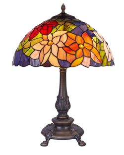 Guell Series Tiffany XL Base Table Lamp Diameter 40cm Tiffan and Light