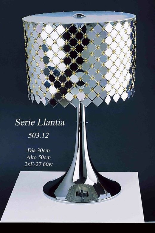 Aluminium Tischlampe Serie Llantia Durchmesser 30cm