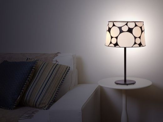 Lampada da tavolo moderna Tiffany Series Black & Bianco diametro 40cm Tiffany e Light