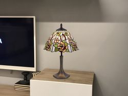 Tiffany portable table lamp diameter 30cm Tiffan and light