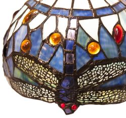 Lámpara De Sobremesa Serie Belle Epoque base agata clara Diámetro 20cm Tiffan y Luz