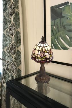 Lampada da Tavolo Serie Compatta Diametro 15cm Tiffany e Luce