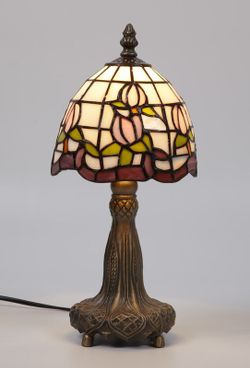 Lampada da Tavolo Serie Compatta Diametro 15cm Tiffany e Luce