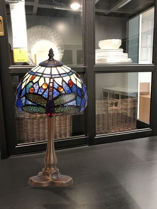 Tiffany Table Lamp Series Belle Epoque clover-shaped base Diameter 20cm Tiffan and Light