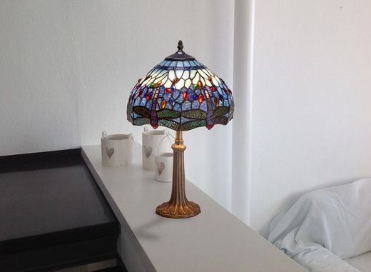 Tiffany Tischlampe Serie Belle Epoque Durchmesser 30cm Tiffan und Licht
