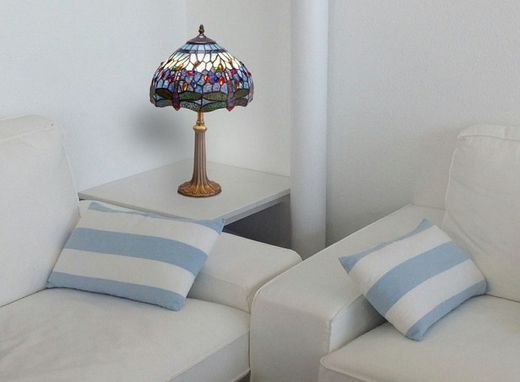 Tiffany Tischlampe Serie Belle Epoque Durchmesser 30cm Tiffan und Licht