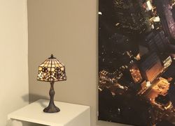 Tiffany Table Lamp Series Hexa Diameter 20cm Tiffan and Light