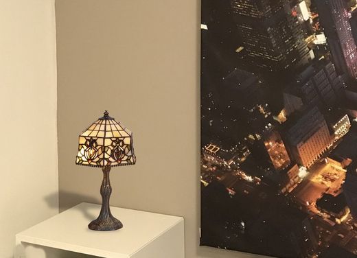 Tiffany Table Lamp Series Hexa Diameter 20cm Tiffan and Light