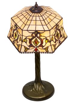 Tiffany Tischlampe Serie Hexa Durchmesser 41cm Tiffan y luz