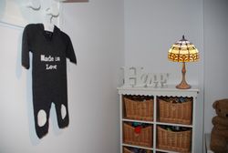 Lampada da Tavolo Tiffany Serie Avorio Diametro 30cm Tiffany e Luce