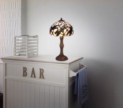 Tiffany Table Lamp Series Pedrera Diameter 20cm Tiffan and Light