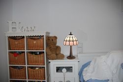 Tiffany Table Lamp Pink Series Diameter 20cm Tiffan and Light