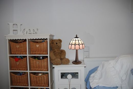 Tiffany Table Lamp Pink Series Diameter 20cm Tiffan and Light