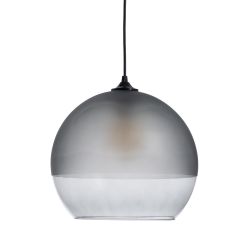 Decorative lamp, grey crystal, 30 x 30 x 25 cm