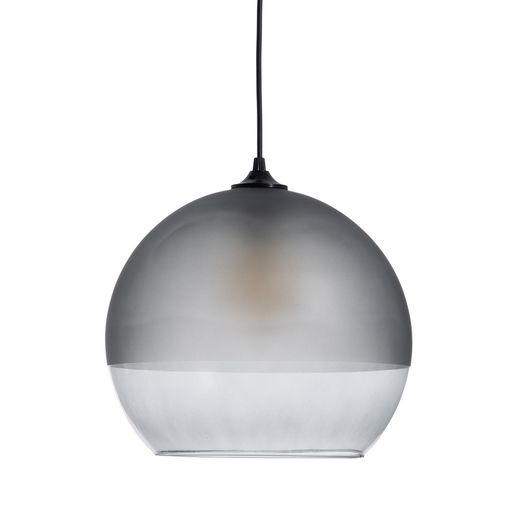 Decorative lamp, grey crystal, 30 x 30 x 25 cm